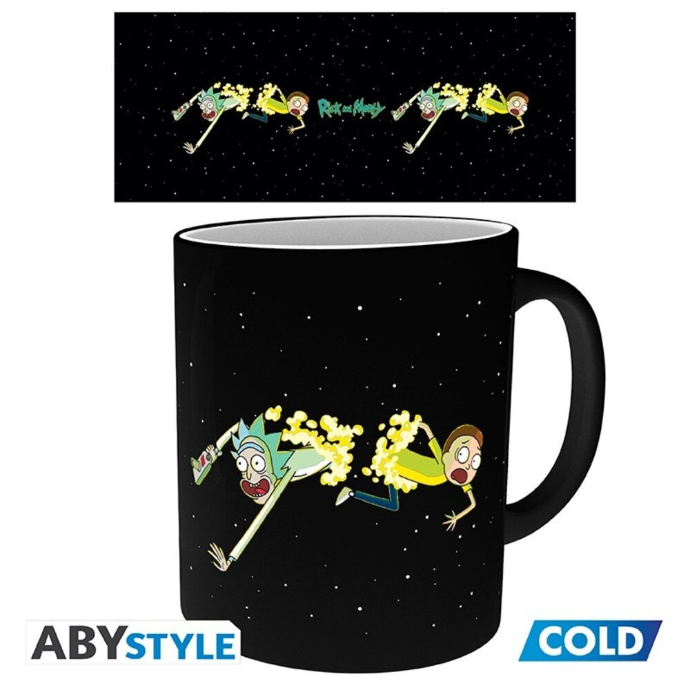 ABY Style Rick and Morty Portal Heat Change Mug ABY Style Rick and Morty Portal Heat Change Mug