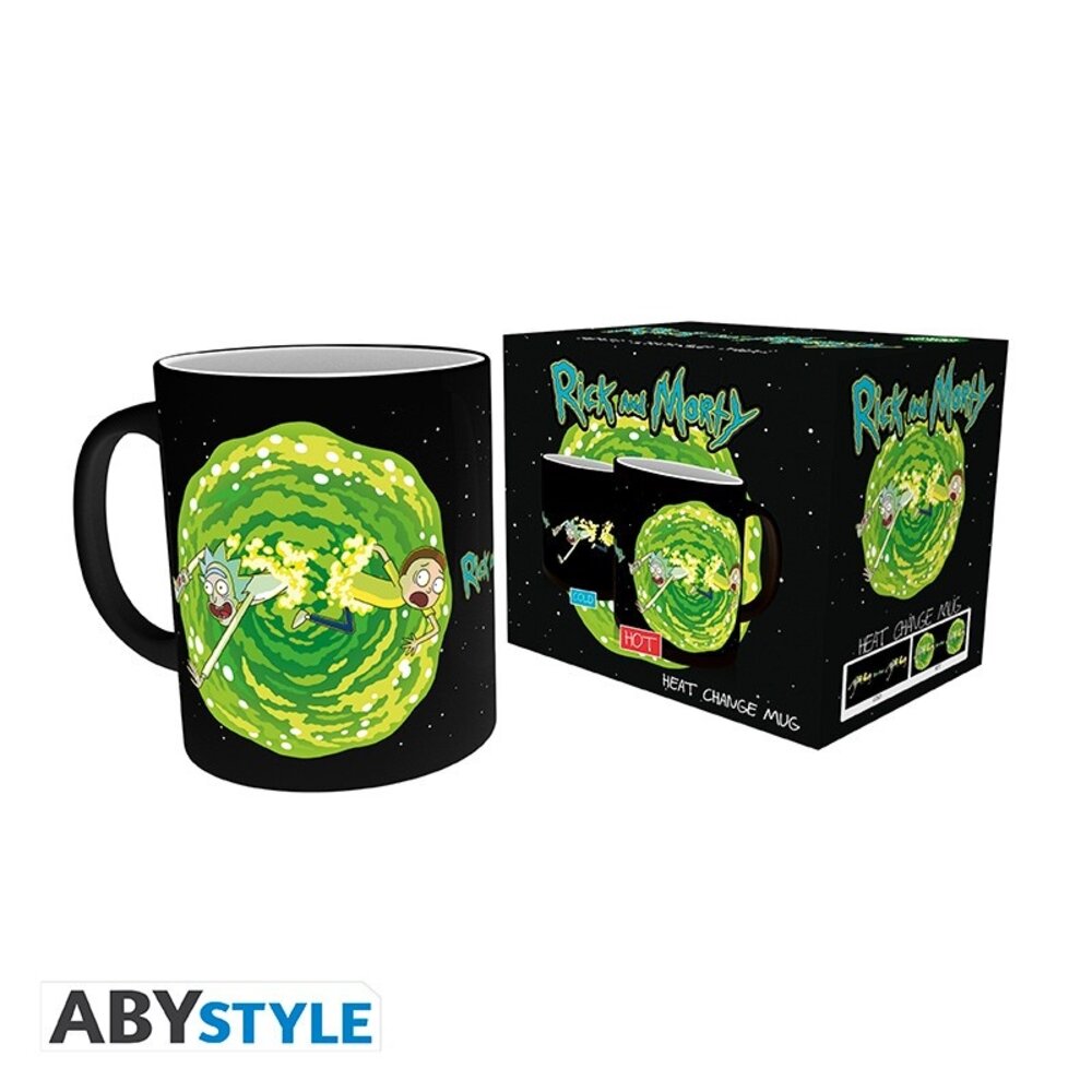 ABY Style Rick and Morty Portal Heat Change Mug ABY Style Rick and Morty Portal Heat Change Mug