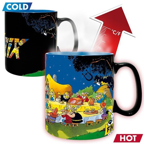 ABY Style Asterix Banquet Heat Change Mug ABY Style Asterix Banquet Heat Change Mug