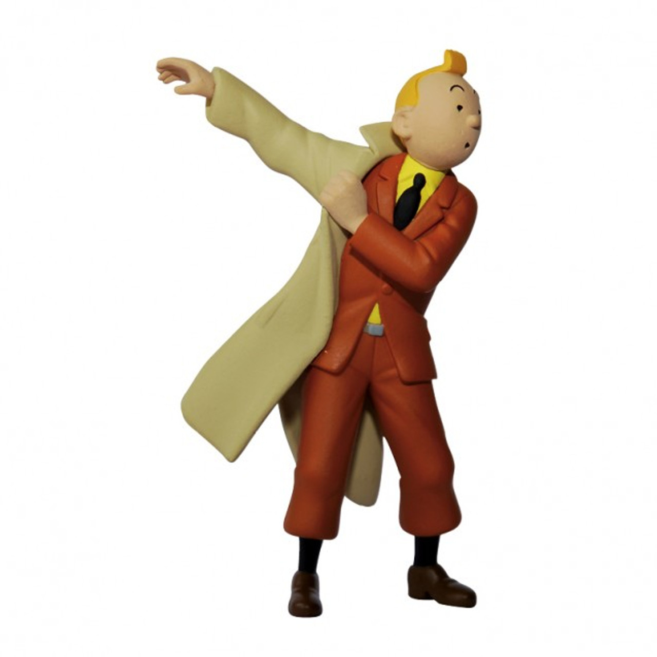 TINTIN FIGURINES OFFICIAL No 1 Tintin in His Trench Coat 