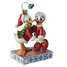 Disney Traditions Donald en Daisy Duck Mistletoe Christmas 16 cm Disney Traditions Donald en Daisy Duck Mistletoe Christmas 16 cm