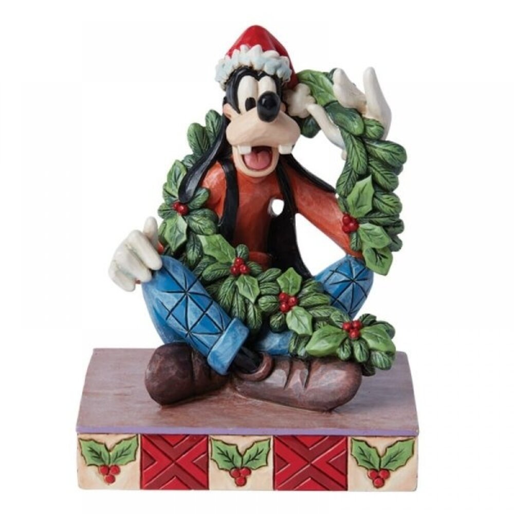 Disney Traditions Goofy Kerstmis 12 cm