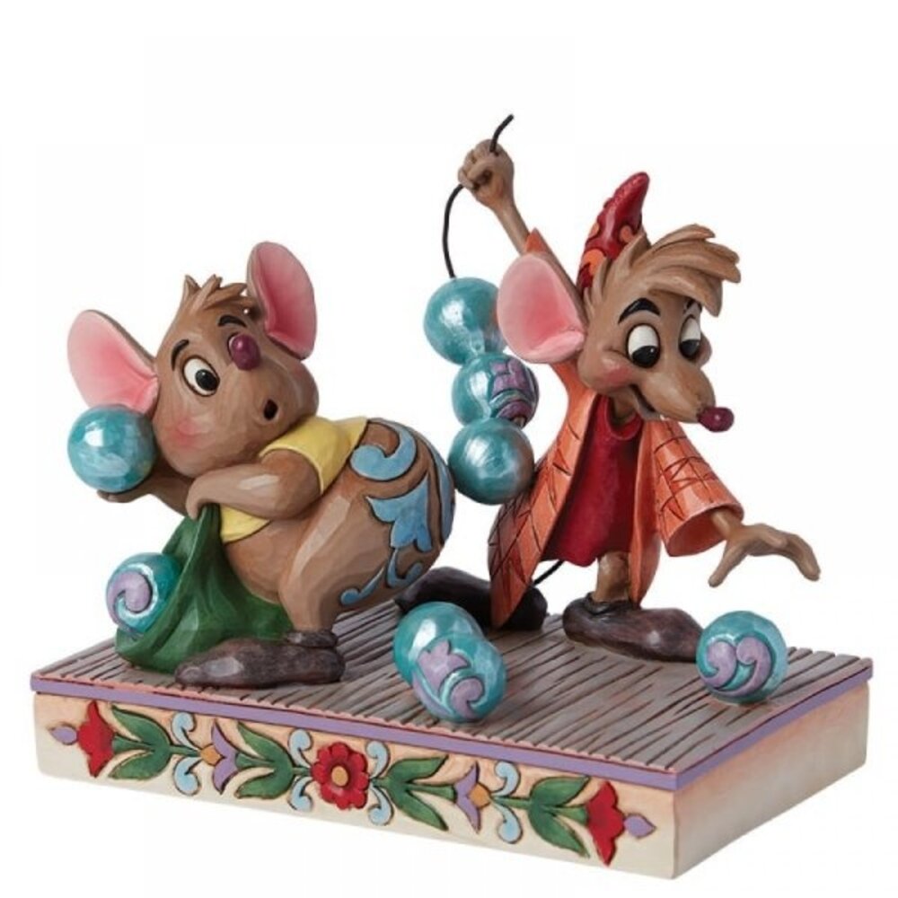 Disney Traditions Assepoester Jaq & Gus 14 cm Disney Traditions Assepoester Jaq & Gus 14 cm