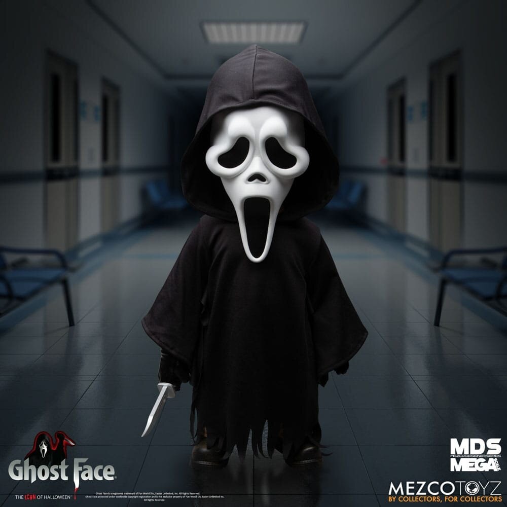 Mezco Toyz Ghost Face MDS Mega Scale Plush Doll Ghost Face 38 cm Mezco Toyz Ghost Face MDS Mega Scale Plush Doll Ghost Face 38 cm