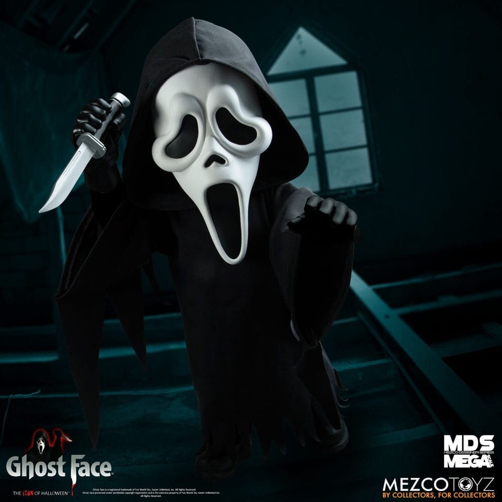 Mezco Toyz Ghost Face MDS Mega Scale Plush Doll Ghost Face 38 cm Mezco Toyz Ghost Face MDS Mega Scale Plush Doll Ghost Face 38 cm