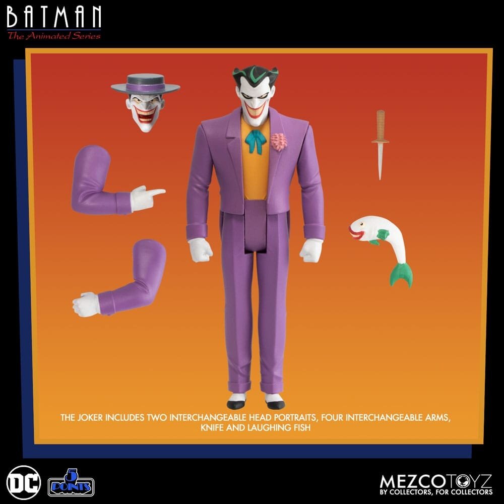 Mezco Toyz DC Comics 5 Points Action Figures Batman: The Animated Series 9 cm Mezco Toyz DC Comics 5 Points Action Figures Batman: The Animated Series 9 cm