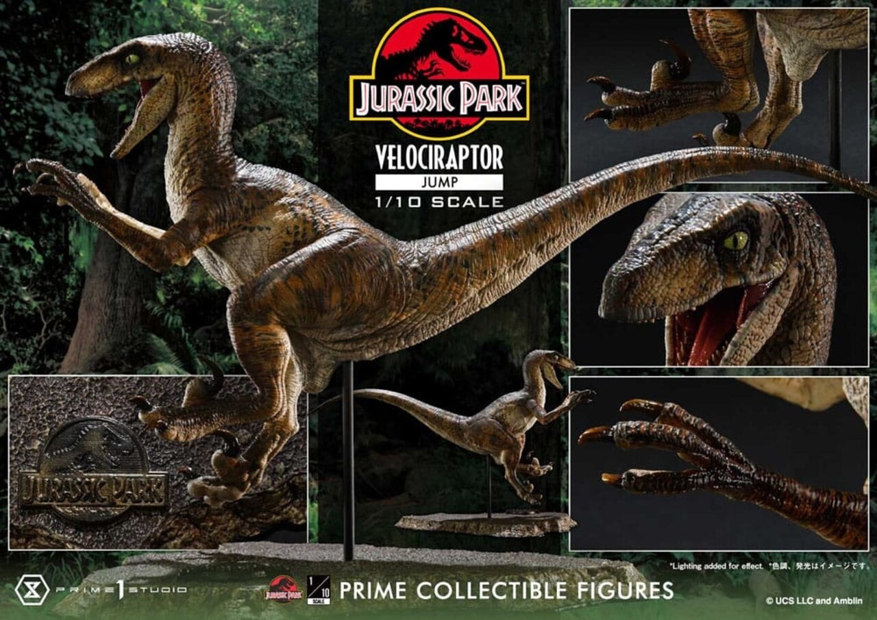 Prime 1 Studio Jurassic Park Prime Collectibles Statue 1/10 Velociraptor Jump 21 cm Prime 1 Studio Jurassic Park Prime Collectibles Statue 1/10 Velociraptor Jump 21 cm