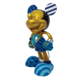 Britto Mickey Mouse Goud & Blauw Limited Edition Britto Mickey Mouse Goud & Blauw Limited Edition