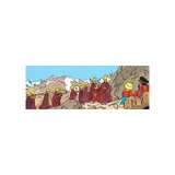 Tintinimaginatio Tintin Procession in Tibet Postcard