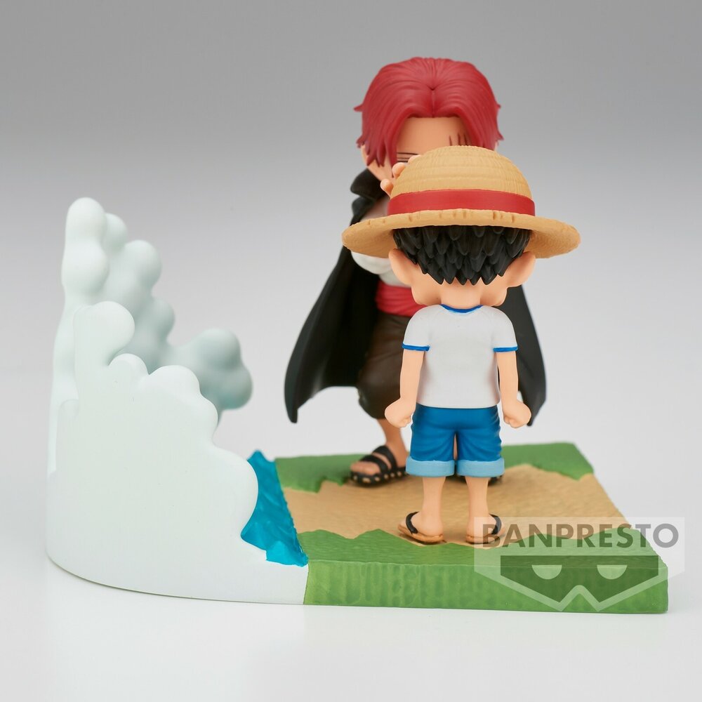 Banpresto One Piece World Log Stories Monkey D. Luffy and Shanks Statue 7 cm Banpresto One Piece World Log Stories Monkey D. Luffy and Shanks Statue 7 cm