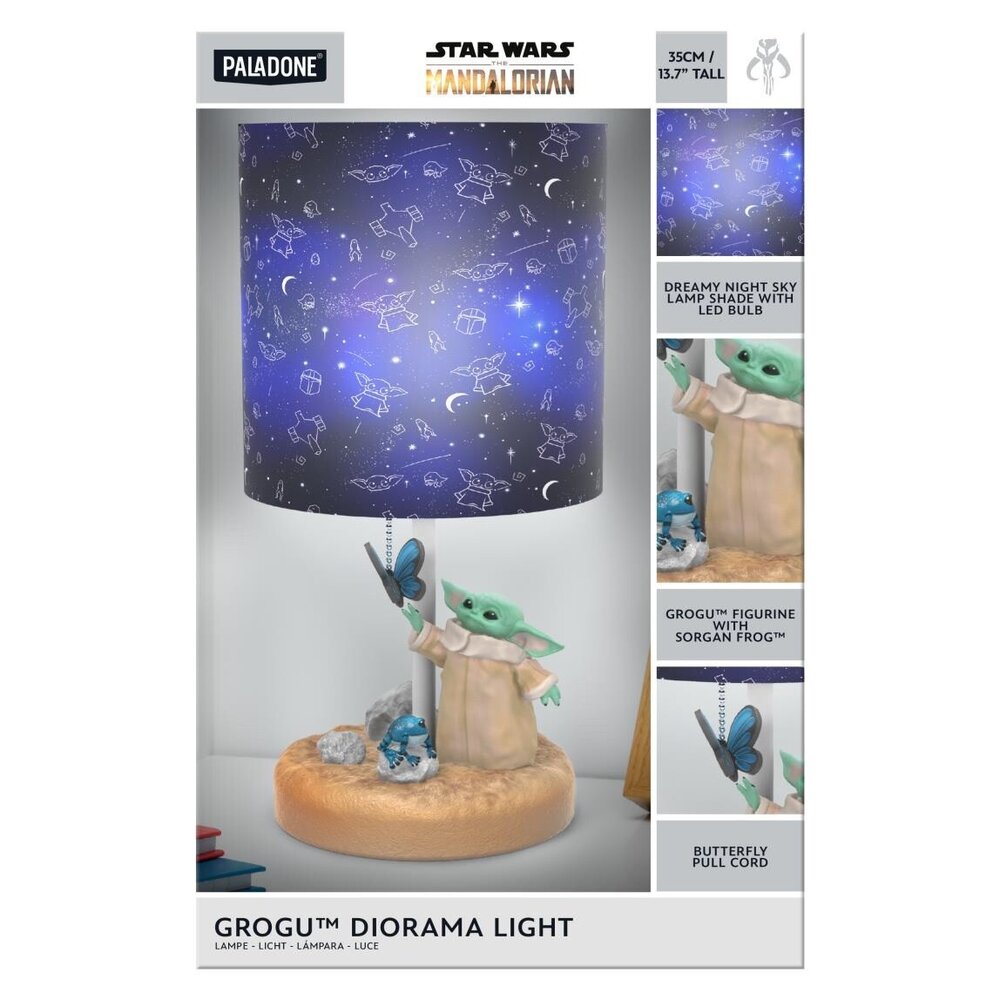 Star Wars cm The Fantasy Grogu 34 Lamp Mandalorian Diorama Planet 