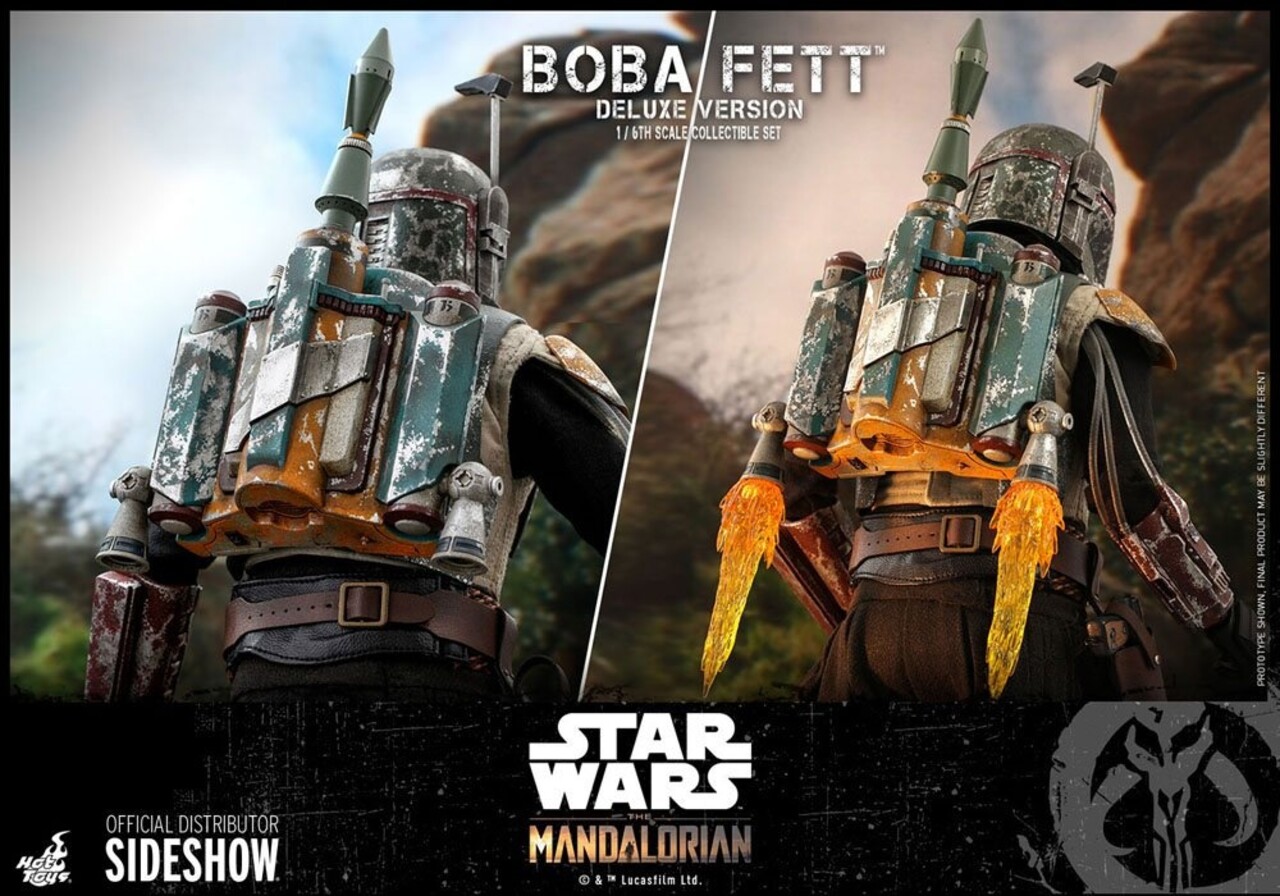 Hot Toys Star Wars The Mandalorian Action Figure 2-Pack 1/6 Boba Fett Deluxe 30 cm Hot Toys Star Wars The Mandalorian Action Figure 2-Pack 1/6 Boba Fett Deluxe 30 cm