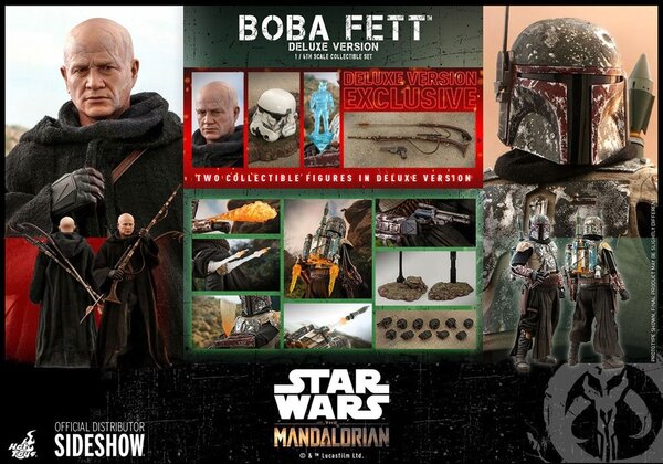 Hot Toys Star Wars The Mandalorian Action Figure 2-Pack 1/6 Boba Fett Deluxe 30 cm Hot Toys Star Wars The Mandalorian Action Figure 2-Pack 1/6 Boba Fett Deluxe 30 cm