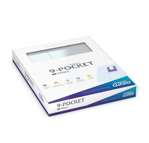 Ultimate Guard 9-Pocket Pagina's (100x) Ultimate Guard 9-Pocket Pagina's (100x)