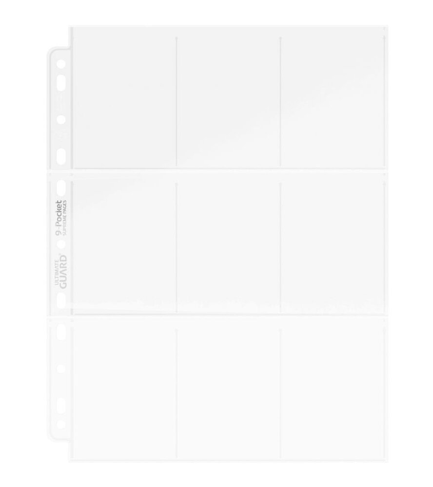 Ultimate Guard 9-Pocket Pagina's (100x) Ultimate Guard 9-Pocket Pagina's (100x)