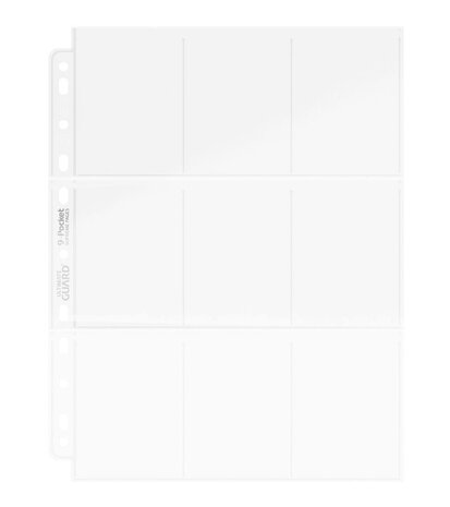 Ultimate Guard 9-Pocket Pagina's (100x) Ultimate Guard 9-Pocket Pagina's (100x)