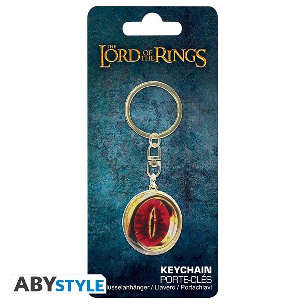 ABY Style Lord of the Rings Sauron Metal Keychain ABY Style Lord of the Rings Sauron Metal Keychain