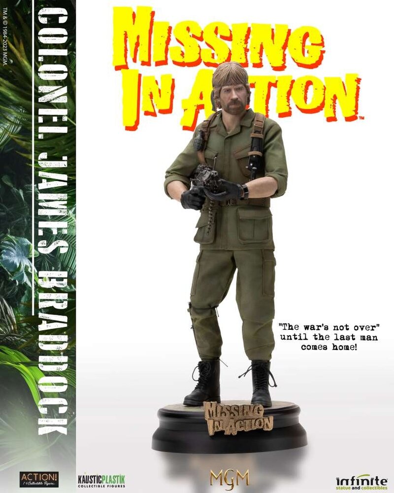 Infinite Statue Missing In Action Action Figure 1/6 Colonal James Braddock Standard Edition Infinite Statue Missing In Action Action Figure 1/6 Colonal James Braddock Standard Edition