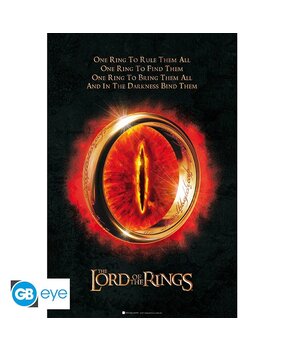 GB Eye Lord of the Rings The One Ring Poster 91.5 x 61 cm GB Eye Lord of the Rings The One Ring Poster 91.5 x 61 cm