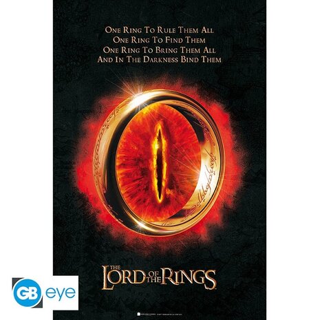 GB Eye Le Seigneur des Anneaux The One Ring Poster 91.5 x 61 cm GB Eye Le Seigneur des Anneaux The One Ring Poster 91.5 x 61 cm