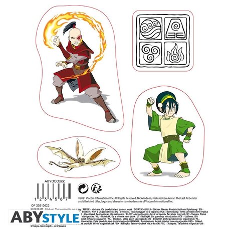 Avatar: The Last Airbender Stickers - Planet Fantasy