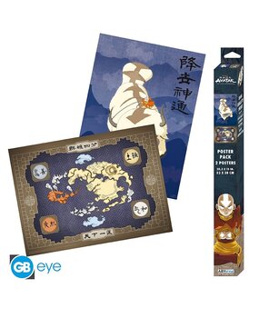 ABY Style Avatar: The Last Airbender Set of 2 Posters 52 x 38 cm