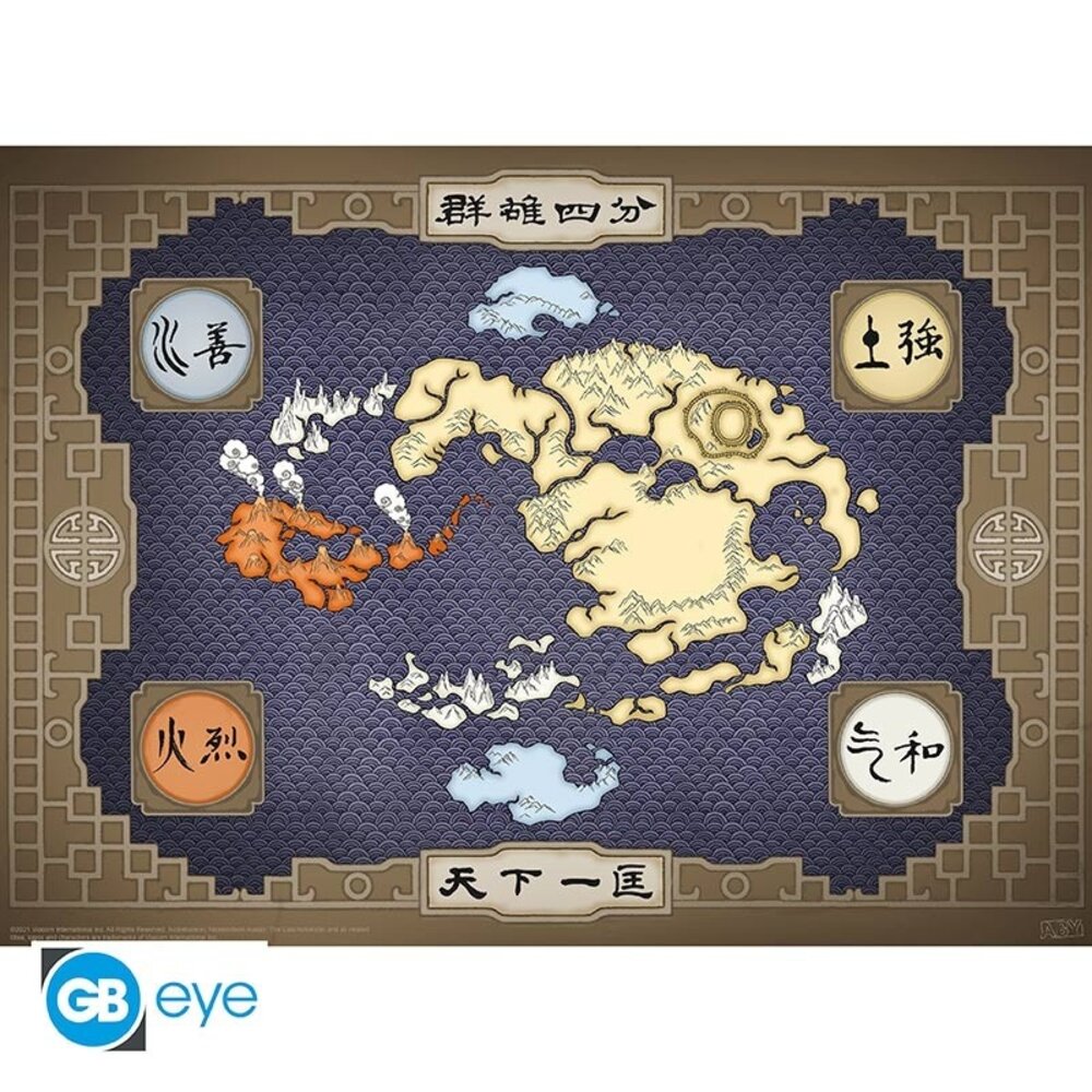 ABY Style Avatar: The Last Airbender Set van 2 Posters 52 x 38 cm
