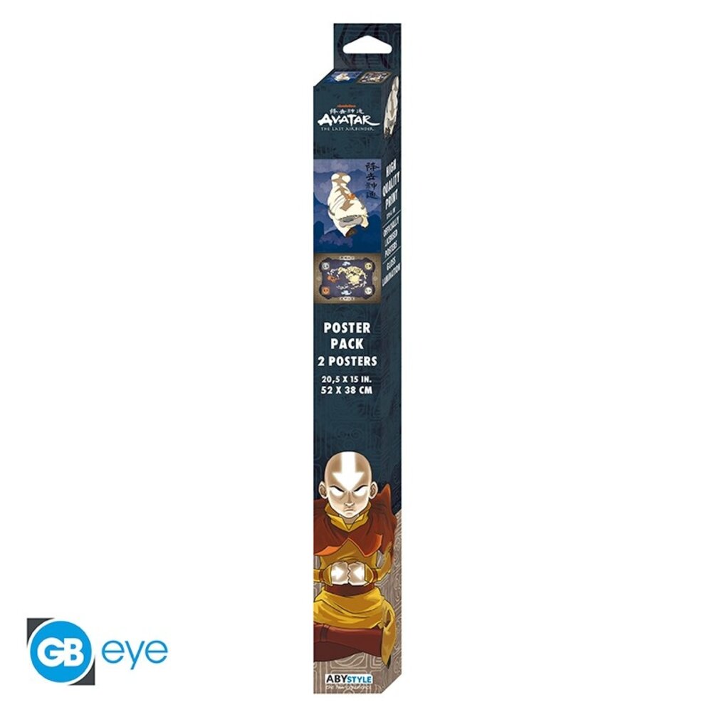 ABY Style Avatar: The Last Airbender Set of 2 Posters 52 x 38 cm