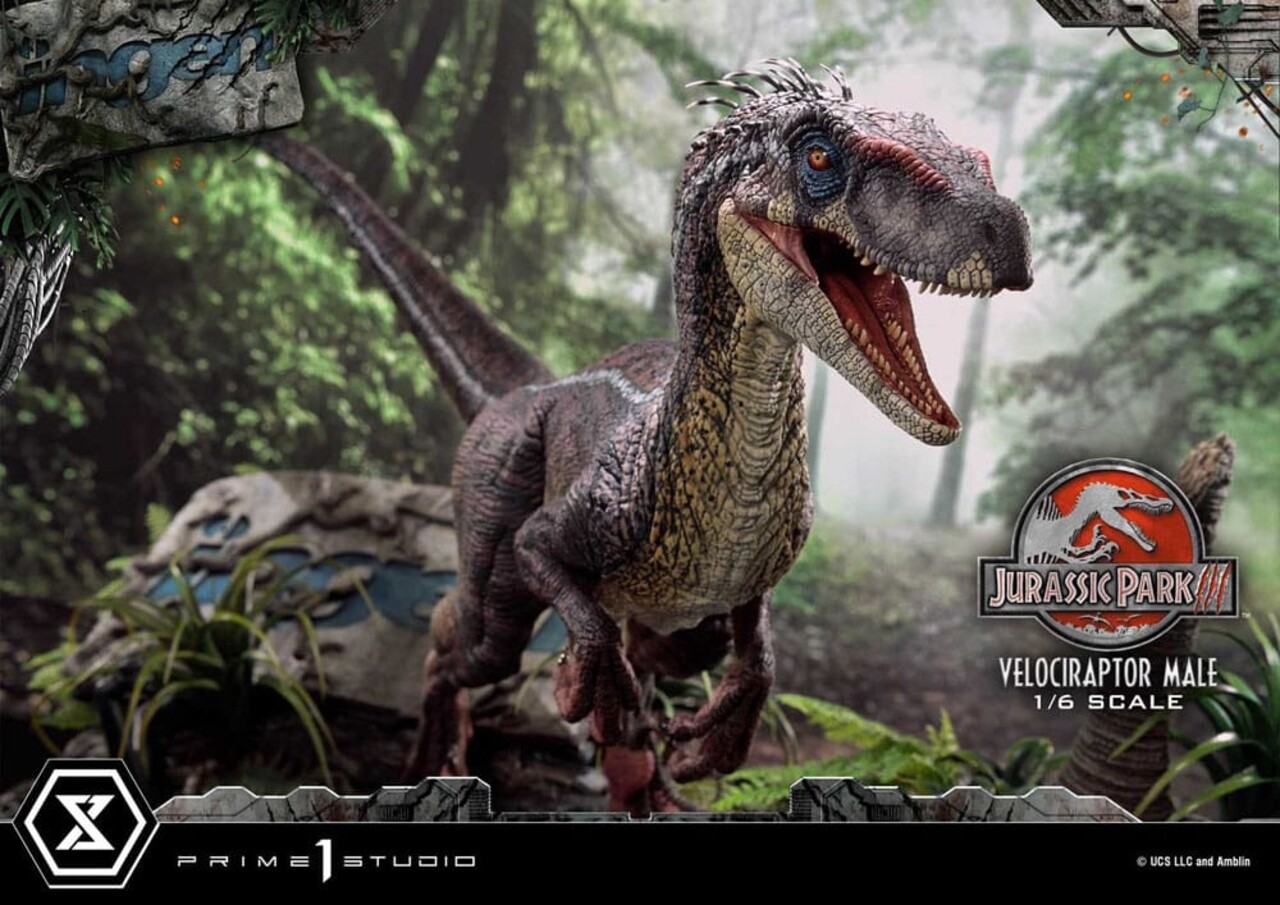 Prime 1 Studio Jurassic Park III Legacy Museum Collection Statue 1/6 Velociraptor Male 40 cm Prime 1 Studio Jurassic Park III Legacy Museum Collection Statue 1/6 Velociraptor Male 40 cm