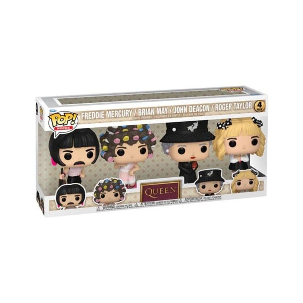 Funko Queen POP! Rocks Vinyl Figure I Want to Break Free 4-Pack 9 cm Funko Queen POP! Rocks Vinyl Figure I Want to Break Free 4-Pack 9 cm