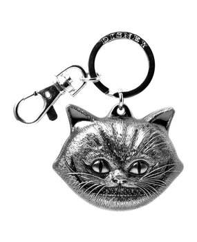 Alice in Wonderland Cheshire Cat Metal Keychain