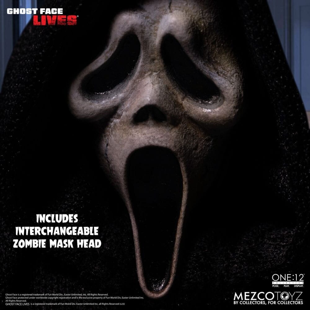 Mezco Toyz Scream Action Figure 1/12 Ghost Face 16 cm Mezco Toyz Scream Action Figure 1/12 Ghost Face 16 cm
