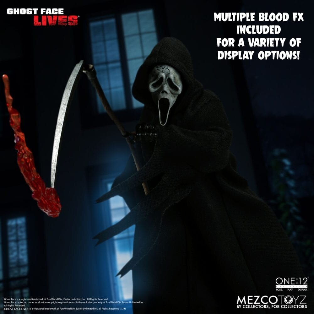 Mezco Toyz Scream Action Figure 1/12 Ghost Face 16 cm Mezco Toyz Scream Action Figure 1/12 Ghost Face 16 cm