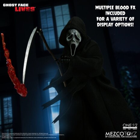 Mezco Toyz Scream Action Figure 1/12 Ghost Face 16 cm Mezco Toyz Scream Action Figure 1/12 Ghost Face 16 cm