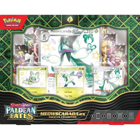 The Pokémon Company Pokémon Scarlet & Violet Paldean Fates Premium EX Meowscarada The Pokémon Company Pokémon Scarlet & Violet Paldean Fates Premium EX Meowscarada
