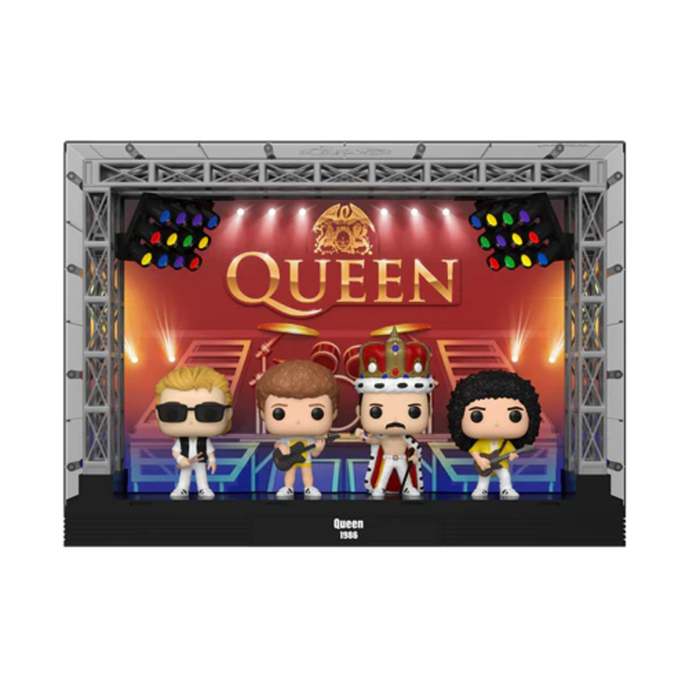 Funko Queen POP Moments Deluxe Vinyl Figures 4-Pack Wembley Stadium Funko Queen POP Moments Deluxe Vinyl Figures 4-Pack Wembley Stadium