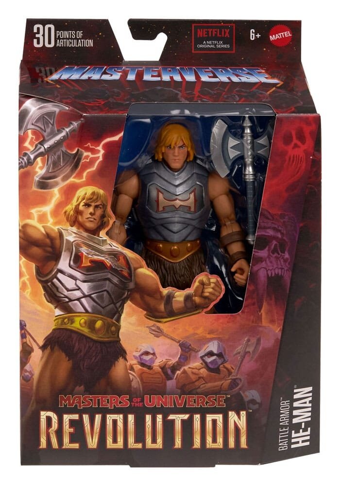 Mattel Masters of the Universe: Revolution Masterverse Action Figure Battle Armor He-Man 18 cm Mattel Masters of the Universe: Revolution Masterverse Action Figure Battle Armor He-Man 18 cm