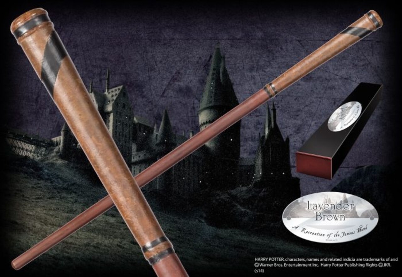 The Noble Collection Harry Potter Baguette Magique Lavendar Brown The Noble Collection Harry Potter Baguette Magique Lavendar Brown