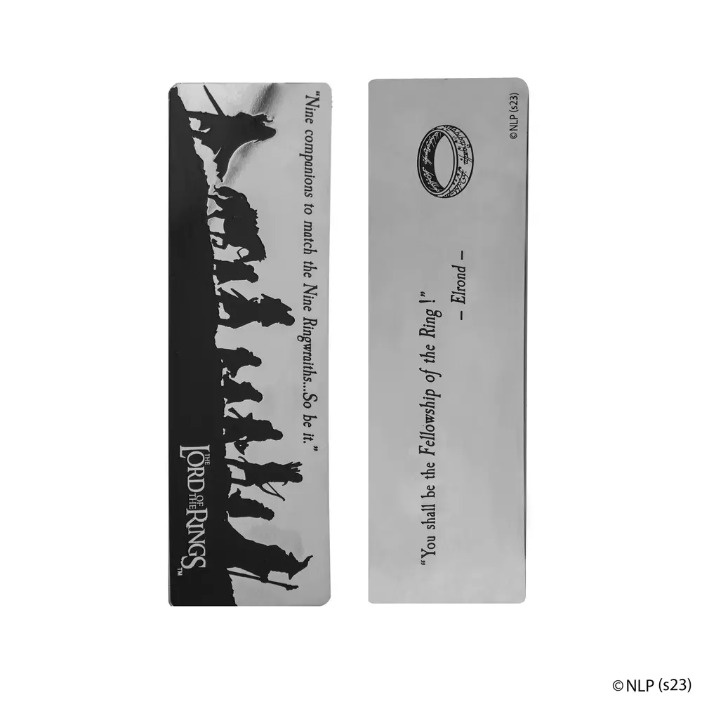 Cinereplicas Le Seigneur des Anneaux Fellowship Metal Bookmark