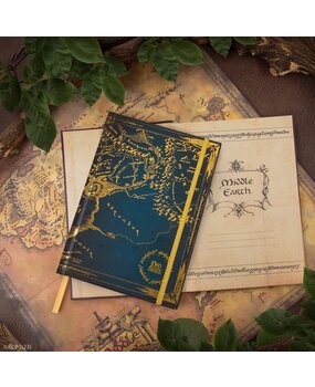 Cinereplicas Lord of the Rings Notebook Middle-Earth Map