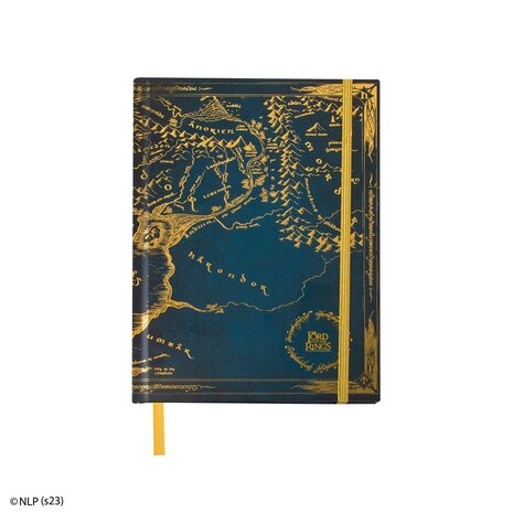 Cinereplicas Le Seigneur des Anneaux Notebook Middle-Earth Map