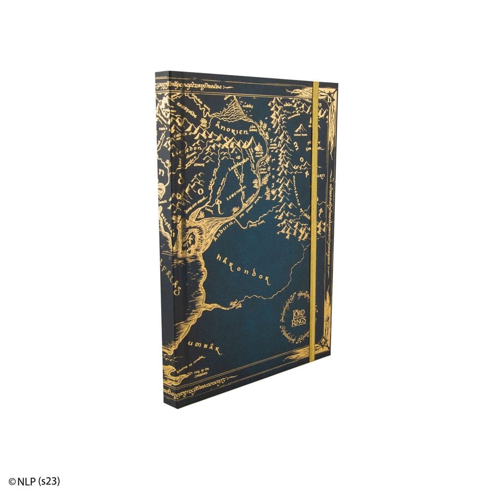 Cinereplicas Le Seigneur des Anneaux Notebook Middle-Earth Map