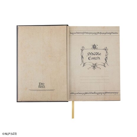 Cinereplicas Le Seigneur des Anneaux Notebook Middle-Earth Map
