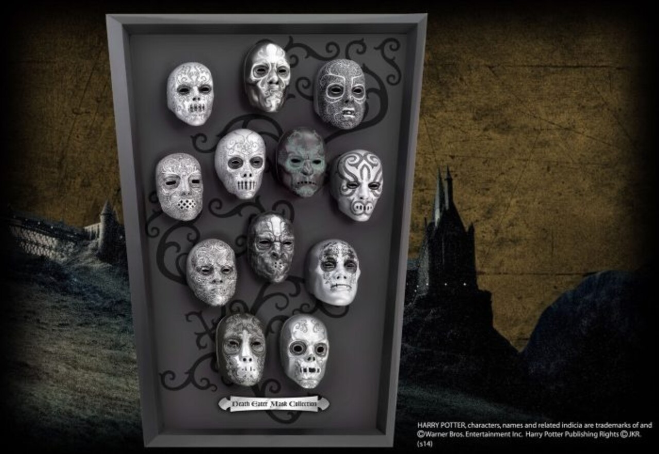 The Noble Collection Harry Potter Replica Death Eater Mini Mask Collection The Noble Collection Harry Potter Replica Death Eater Mini Mask Collection
