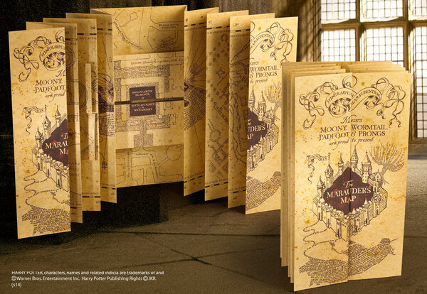 Paladone Harry Potter Marauder's Map 1000 Piece Jigsaw Puzzle