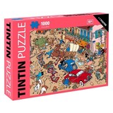 Tintinimaginatio Tintin Accident on the Square Puzzle + Poster (1000 pieces)