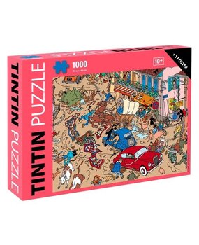 Tintinimaginatio Kuifje Ongeval op het Plein Puzzel + Poster (1000 stukken) Tintinimaginatio Kuifje Ongeval op het Plein Puzzel + Poster (1000 stukken)