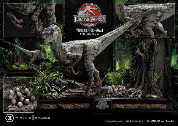 Prime 1 Studio Jurassic Park III Legacy Museum Collection Statue 1/6 Velociraptor Female 44 cm Prime 1 Studio Jurassic Park III Legacy Museum Collection Statue 1/6 Velociraptor Female 44 cm