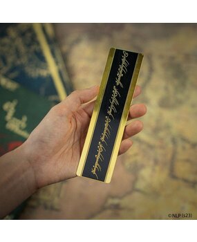 Cinereplicas Lord of the Rings One Ring Metalen Bladwijzer Cinereplicas Lord of the Rings One Ring Metalen Bladwijzer