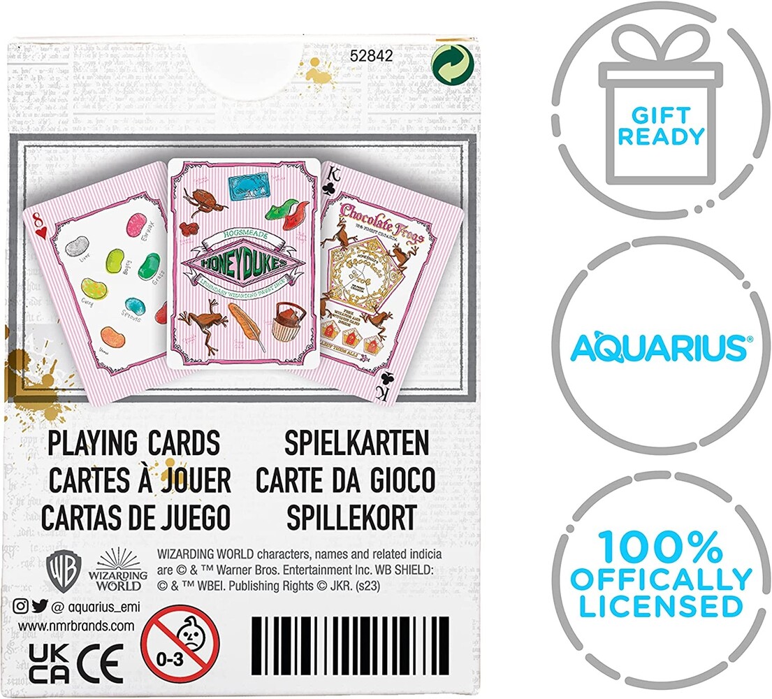 Aquarius Harry Potter Honeydukes Playing Cards Aquarius Harry Potter Honeydukes Playing Cards